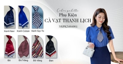 NK Fashion Cà Vạt Kẻ Phụ Kiện Phối Cùng Sơ Mi Cho Nàng Công Sở NKPK2404001