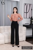 Quần Suông 2 Cúc Dáng Dài NKQU2308001