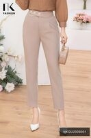 NK FASHION Quần Baggy 3 Cúc Chéo NKQU2309001