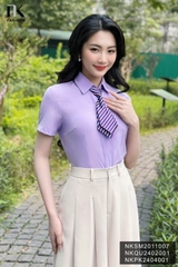 NK Fashion Cà Vạt Kẻ Phụ Kiện Phối Cùng Sơ Mi Cho Nàng Công Sở NKPK2404001
