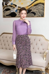 Áo Sơ Mi Dài Tay Tơ Nơ Cổ NK Fashion Công Sở Nữ Thanh Lịch Vải Mềm Mịn NKSM2303001