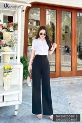 Áo Sơ Mi Nữ Cổ Đức Tay  NK Fashion Thời Trang Công Sở Nữ NKSM2306015, Thiết Kế Xếp Tay Lạ Mắt Chất Vải Hàn Cao Cấp