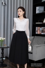 Áo Sơ Mi Dài Tay Tơ Bèo Kép NKSM2309001