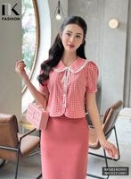 Áo Sơ Mi NK Fashion Cổ Sen Bèo Dịu Dàng, Nữ Tính NKSM2403003