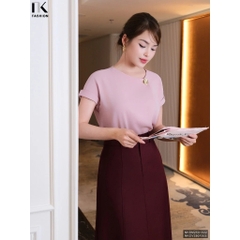 Áo Sơ Mi Vai Chờm Xếp Cổ Trẻ Trung, Thanh Lịch Vải Mềm NKSM2501022