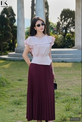 Sơ mi bèo lụa sang mịn NKSM2504001