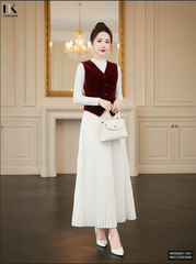 Áo Gile nhung cực sang, trẻ mà vẫn ấm áp NKSM2511001