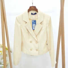 Áo Vest Nữ Công Sở 4 Cúc Croptop Thời Trang Hàn Quốc Cao Cấp Uk Fashion UKAK2210002 Dáng Ngắn Chất Liệu Cao Cấp