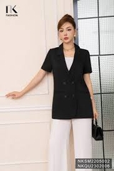 Áo Kí Giả Dáng Suông Thanh Lịch NKSM2205002