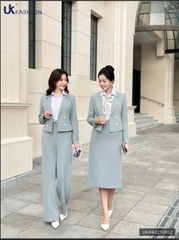Áo Vest Nữ Công Sở 4 Cúc Croptop Thời Trang Hàn Quốc Cao Cấp Uk Fashion UKAK2210002 Dáng Ngắn Chất Liệu Cao Cấp