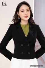 Áo Vest Nữ Công Sở 4 Cúc Croptop Thời Trang Hàn Quốc Cao Cấp Uk Fashion UKAK2210002 Dáng Ngắn Chất Liệu Cao Cấp