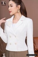 Áo Vest Nữ Công Sở 4 Cúc Croptop Thời Trang Hàn Quốc Cao Cấp Uk Fashion UKAK2210002 Dáng Ngắn Chất Liệu Cao Cấp