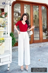 Áo Len Cộc Tay 3 Cúc UK Fashion Trendy, Chất Len Cao Cấp UKFAL2309001