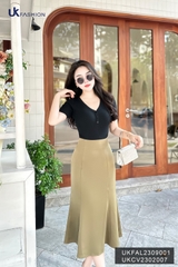 Áo Len Cộc Tay 3 Cúc UK Fashion Trendy, Chất Len Cao Cấp UKFAL2309001