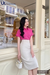 Áo Sơ Mi Nữ UK Fashion Cổ Đức Vai Chờm Chất Vải Mềm Mịn Thoáng Mát Phù Hợp Đi Làm Đi Chơi UKSM2304009