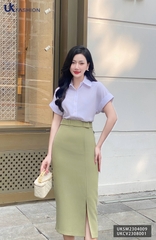 Áo Sơ Mi Nữ UK Fashion Cổ Đức Vai Chờm Chất Vải Mềm Mịn Thoáng Mát Phù Hợp Đi Làm Đi Chơi UKSM2304009