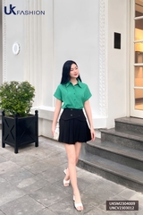 Áo Sơ Mi Nữ UK Fashion Cổ Đức Vai Chờm Chất Vải Mềm Mịn Thoáng Mát Phù Hợp Đi Làm Đi Chơi UKSM2304009