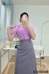 Áo Sơ Mi Ngắn Tay UK FASHION Thiết Kế Cổ Ve Thanh Lịch Chất Vải Nhập Hàn Cao Cấp UKSM2305026
