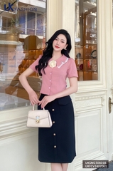 Áo Sơ Mi Cổ Kép UK Fashion Chất Liệu Cao Cấp, Lên Form Đứng Dáng. trẻ trung cho các nàng công sở UKSM2306018