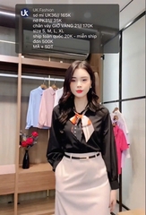 Sơ mi mí nẹp dài tay lịch sự, duyên dáng UKSM2409006