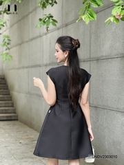 Váy Đầm A Nơ Ngực Unaa Fashion Kiểu Dáng Trẻ Trung, Chất Liệu Cao Cấp, Siêu Mềm Mịn, Lên Form Đứng Dáng UNDV2303010