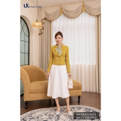 Áo Vest Nữ Công Sở 4 Cúc Croptop Thời Trang Hàn Quốc Cao Cấp Uk Fashion UKAK2210002 Dáng Ngắn Chất Liệu Cao Cấp
