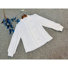 Áo Sơ Mi Cổ Tàu Bèo Dọc Thân NK Fashion Tiểu Thư, Nữ Tính Thời Trang NKSM2309003
