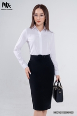 Sơ Mi Lụa Cổ Đức Dài Tay NKSM2201006