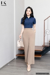 Áo Sơ Mi Cổ Đức Cộc Tay Dáng Cơ Bản nhiều màu sắc, phù hợp nhiều kiểu dáng NKSM2011007
