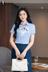 Áo Sơ Mi Cổ Đức Cộc Tay Dáng Cơ Bản nhiều màu sắc, phù hợp nhiều kiểu dáng NKSM2011007