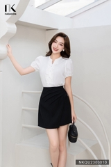 NK FASHION Quần Giả váy Xếp Sườn  NKQU2303010