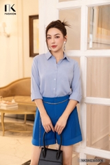 NK FASHION Áo Sơ Mi Dáng Rộng Cổ Đức NKSM2305008