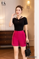Áo Thun Nhún Dây NK Fashion Trẻ Trung, Chất Liệu Mềm Mại, Thoáng Mát NKAT2305005