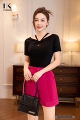 Áo Thun Nhún Dây NK Fashion Trẻ Trung, Chất Liệu Mềm Mại, Thoáng Mát NKAT2305005