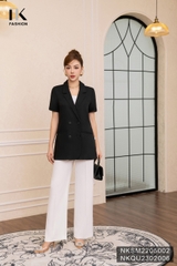 Áo Kí Giả Dáng Suông Thanh Lịch NKSM2205002