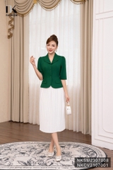 Áo Sơ Mi Tay Lỡ Cổ Vê Nắp Túi Thanh Lịch NKSM2307008
