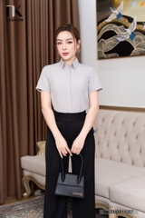 Áo Sơ Mi Cổ Đức Cộc Tay Dáng Cơ Bản nhiều màu sắc, phù hợp nhiều kiểu dáng NKSM2011007