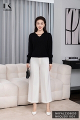 Áo Len dài Tay NK Fashion Phụ Kiện Xích Trendy NKFAL2309005