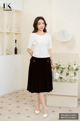 Áo Sơ Mi Hoa Dập Eo Điệu Đà, Cuốn Hút NKSM2312002