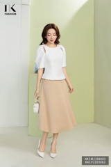 NK FASHION Áo Sơ Mi Xẻ Nách Nơ Quyến Rũ, Cuốn Hút NKSM2308005