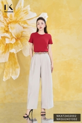 NK Fashion Áo Thun Basic Thoải Mái, Trẻ Trung, Năng Động NKAT2402002