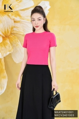 NK Fashion Áo Thun Croptop Trẻ Trung, Thoải Mái NKAT2401001