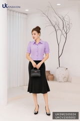 Áo Sơ Mi Cổ Đức Bo Gấu UK Fashion Thiết Kế Trẻ Trung, Chất Liệu Cao Cấp, lên Form Đứng Dáng UKSM2305024
