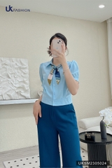 Áo Sơ Mi Cổ Đức Bo Gấu UK Fashion Thiết Kế Trẻ Trung, Chất Liệu Cao Cấp, lên Form Đứng Dáng UKSM2305024