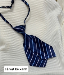 NK Fashion Cà Vạt Kẻ Phụ Kiện Phối Cùng Sơ Mi Cho Nàng Công Sở NKPK2404001
