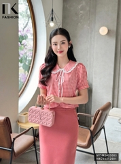 Áo Sơ Mi NK Fashion Cổ Sen Bèo Dịu Dàng, Nữ Tính NKSM2403003