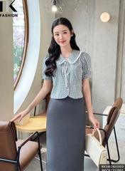 Áo Sơ Mi NK Fashion Cổ Sen Bèo Dịu Dàng, Nữ Tính NKSM2403003