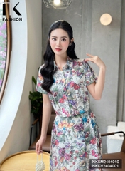NK Fashion Áo Sơ Mi Thơ Hoa Dior Sang Chảnh, Nữ tính NKSM2404010 ( Không kèm chân váy)