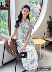 NK Fashion Chân Váy Xoè In Hoa Dior Nhẹ Nhàng, Sang Chảnh NKCV2404001 ( Không kèm áo)