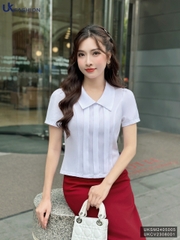 Sơ mi cổ sen vai bồng ly dọc thân, duyên dáng, nữ tính UKSM2405005